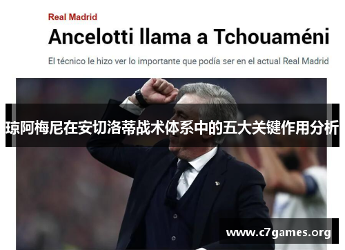 琼阿梅尼在安切洛蒂战术体系中的五大关键作用分析 琼阿梅尼在安切洛蒂战术体系中的五大关键作用分析